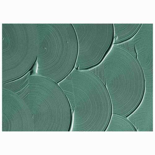 Quadro Textura Verde Pincelada Curva