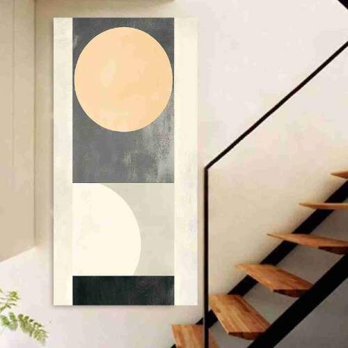 Quadro Abstrato Formas Geomtrica