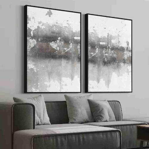 Quadro Textura em Cimento Decorativo