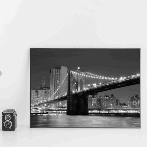 Quadro Ponte Do Brooklyn Lado Leste