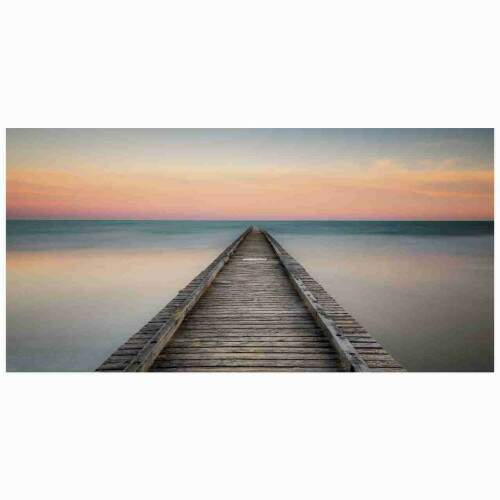 Quadro Pier Nascer do Sol no Lago