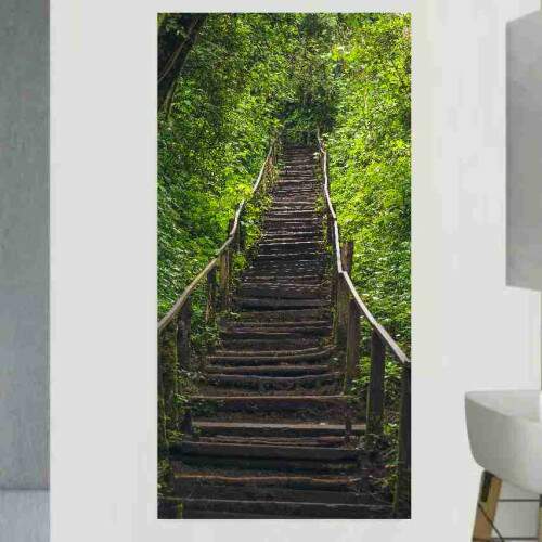 Quadro Escadaria na Floresta Decorativo