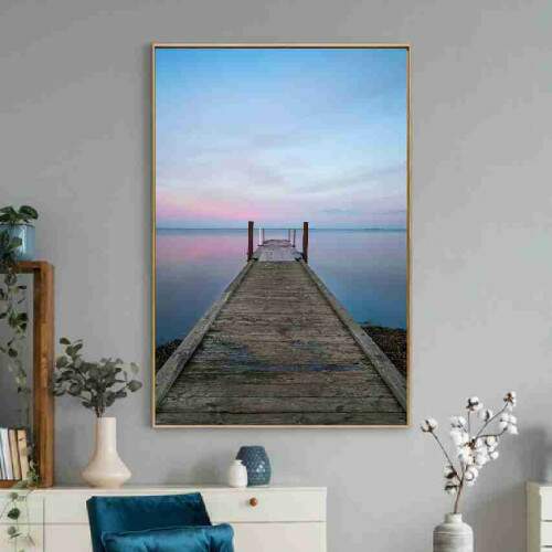 Quadro Pier Lago Tranquilo