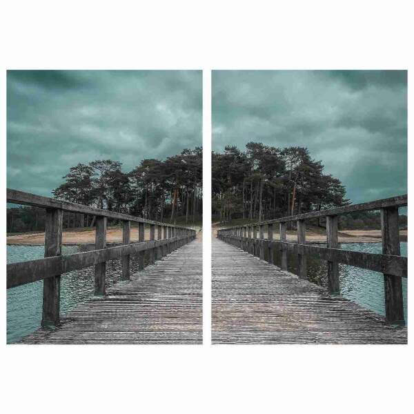 Quadro Pier Ilha com Pinheiros