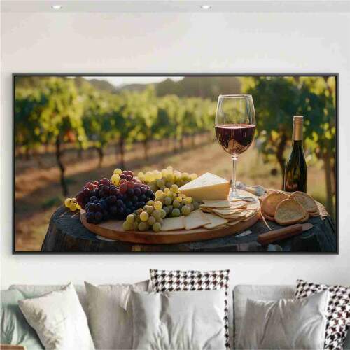 Quadro Vinho e Harmonia na Natureza