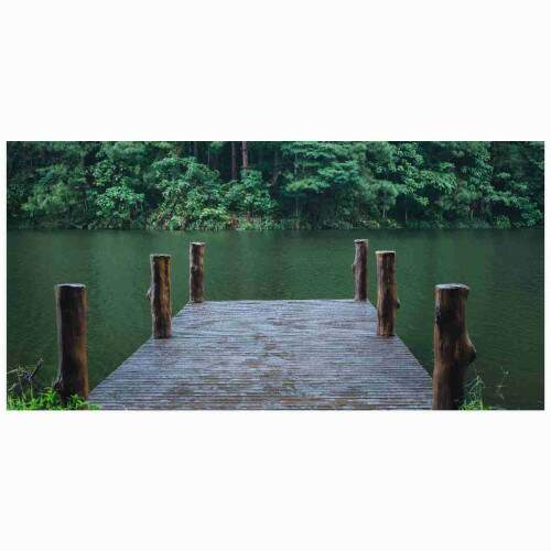 Quadro Pier no Lago