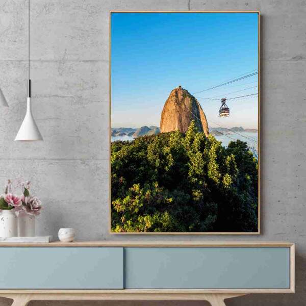 Quadro Po de Acar com Bondinho