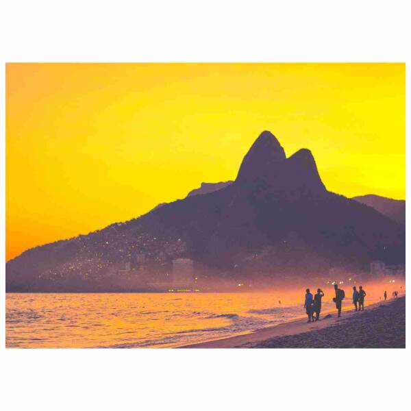 Quadro Ipanema ao Entardecer