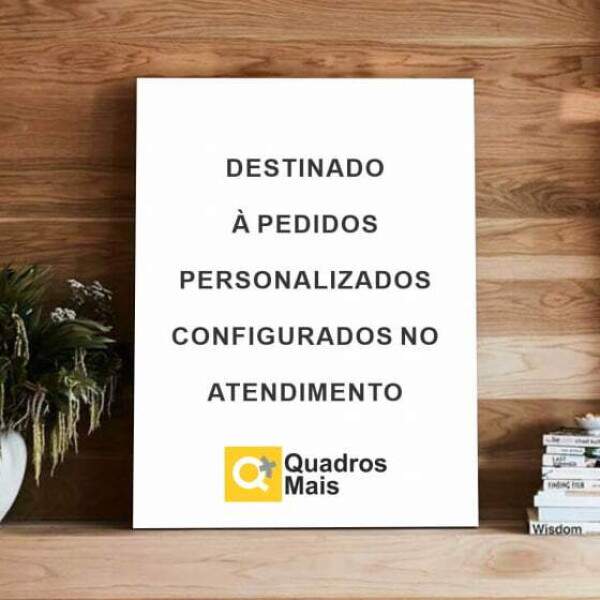1 Quadros em Tela Canvas Premium Tamanhos: 40x40cm Acabamento: Borda Infinita