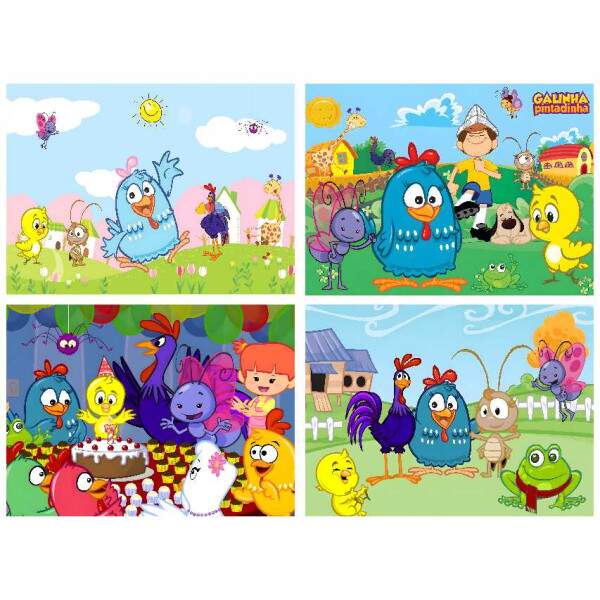Quadro Galinha Pintadinha para Decorao Infantil