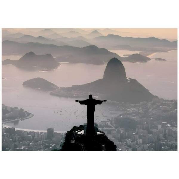 Quadro Cristo Redentor Amanhecer