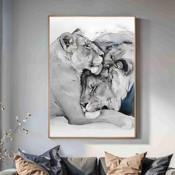 Quadro Casal de Lees Decorativo
