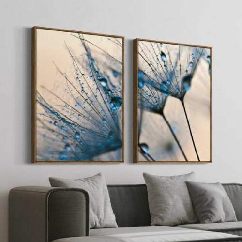 Quadro Decorativo Dente de Leo com Gotas de Orvalho - Elegncia Natural