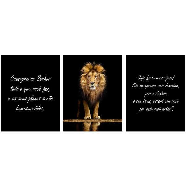 Quadro Leo Versculos Bblicos Motivacionais