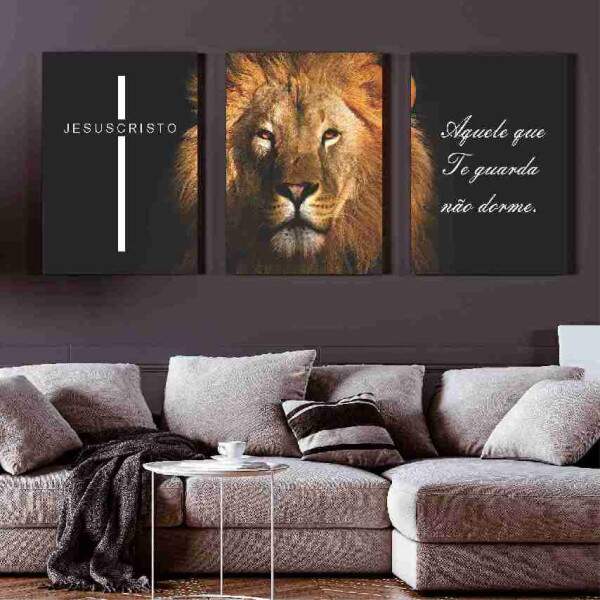 Quadro Leo de Jud F Crist e Proteo