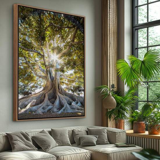 Quadro rvore com Razes Expostas 01