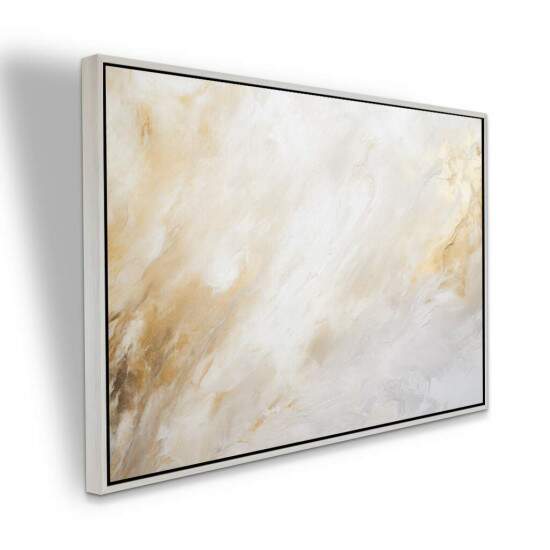 Quadro Textura de Mrmore com Ouro Suave