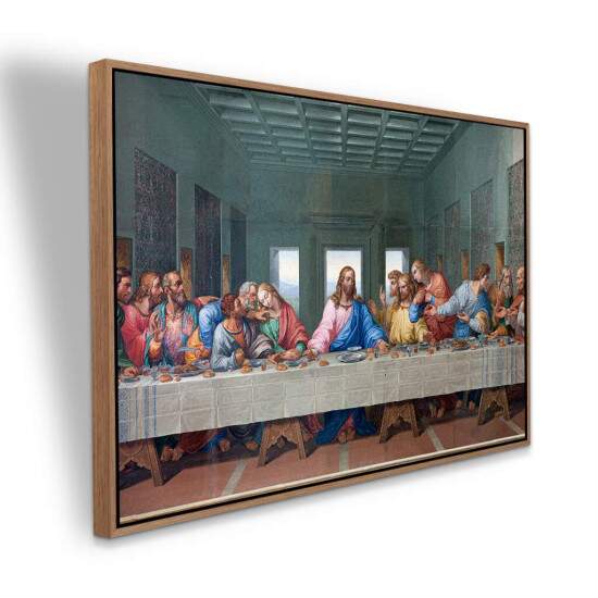 Quadro a ltima Ceia Rplica Arte Original Da Vinci HD