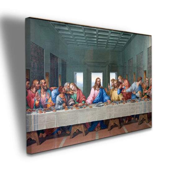 Quadro a ltima Ceia Rplica Arte Original Da Vinci HD