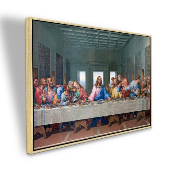 Quadro a ltima Ceia Rplica Arte Original Da Vinci HD