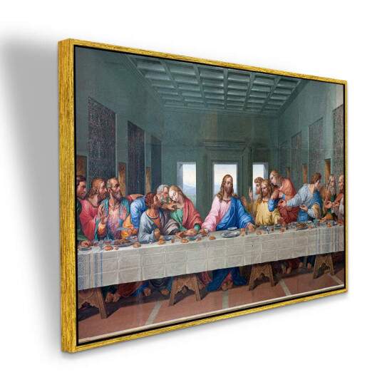 Quadro a ltima Ceia Rplica Arte Original Da Vinci HD