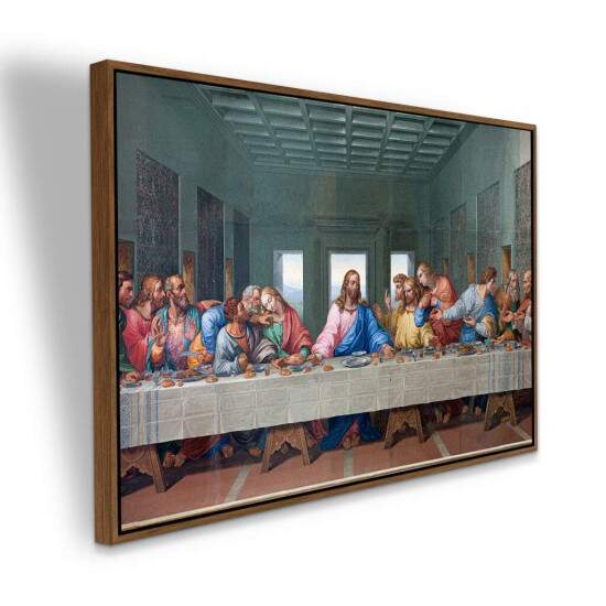 Quadro a ltima Ceia Rplica Arte Original Da Vinci HD