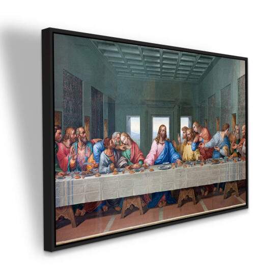 Quadro a ltima Ceia Rplica Arte Original Da Vinci HD