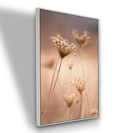 Quadro Flor Campestre Elegncia Natural para Decorao Clean