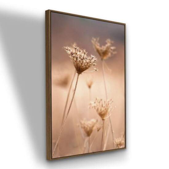 Quadro Flor Campestre Elegncia Natural para Decorao Clean