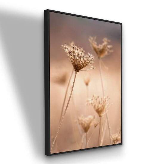 Quadro Flor Campestre Elegncia Natural para Decorao Clean