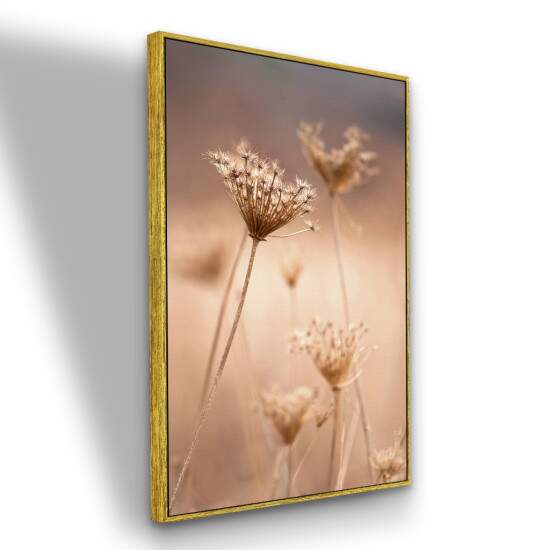 Quadro Flor Campestre Elegncia Natural para Decorao Clean