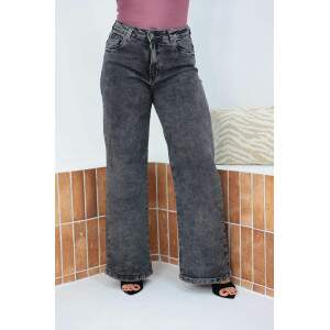 Cala Wide Leg New Black com Elastano - Estilo e Conforto