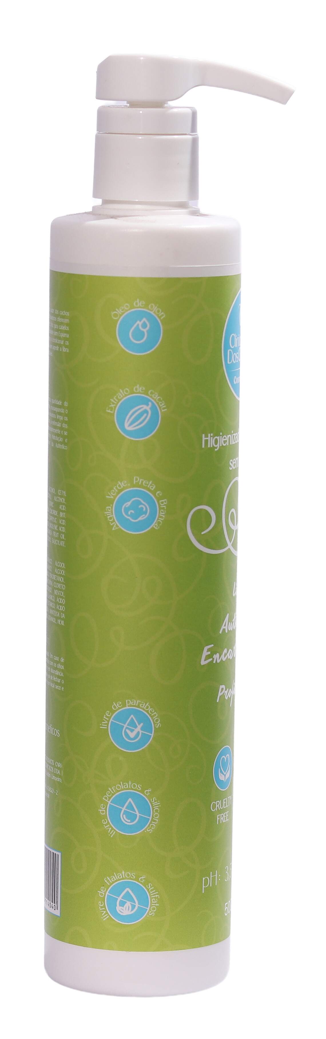 Higienizador Sem Espuma | Limpeza Delicada para Cachos Sensíveis