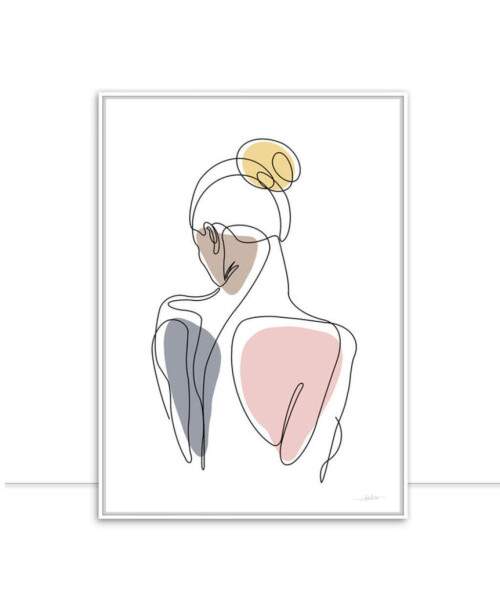 Quadro Nude Line por Joel Santos