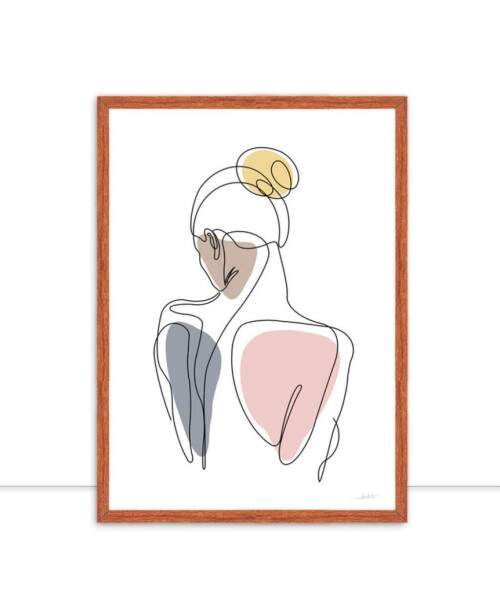Quadro Nude Line por Joel Santos