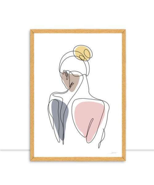 Quadro Nude Line por Joel Santos