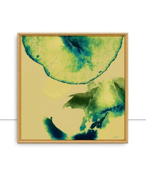 Quadro Ilusion Watercolor Green II por Joel Santos