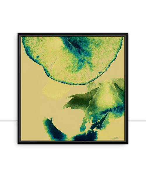 Quadro Ilusion Watercolor Green II por Joel Santos