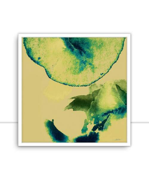 Quadro Ilusion Watercolor Green II por Joel Santos