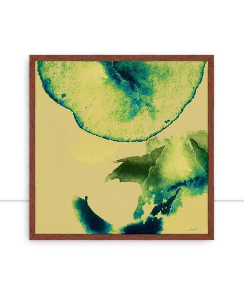 Quadro Ilusion Watercolor Green II por Joel Santos