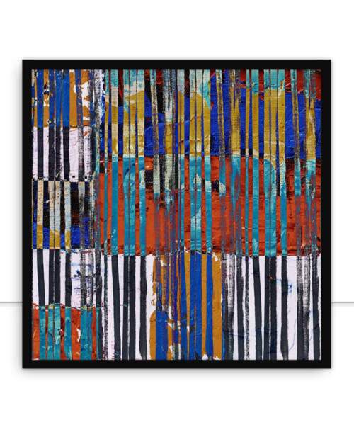 Quadro Stripes Color Max 01 por Patricia Costa