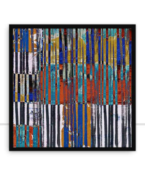 Quadro Stripes Color Max 01 por Patricia Costa