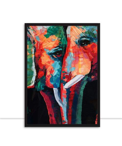 Quadro Elephant Color III por Joel Santos