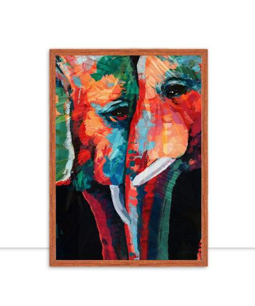 Quadro Elephant Color III por Joel Santos