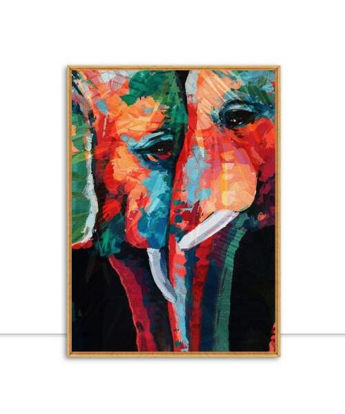 Quadro Elephant Color III por Joel Santos
