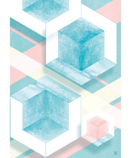 Quadro Diamond Color Clean I por Joel Santos