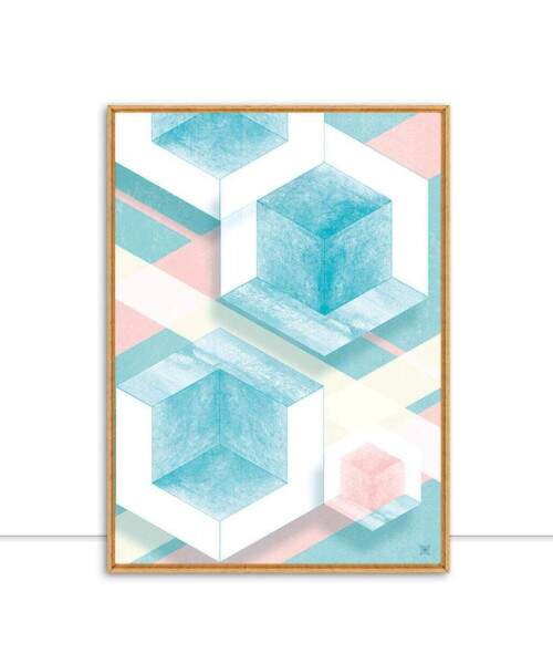 Quadro Diamond Color Clean I por Joel Santos