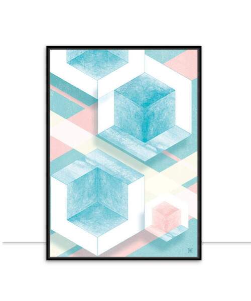 Quadro Diamond Color Clean I por Joel Santos