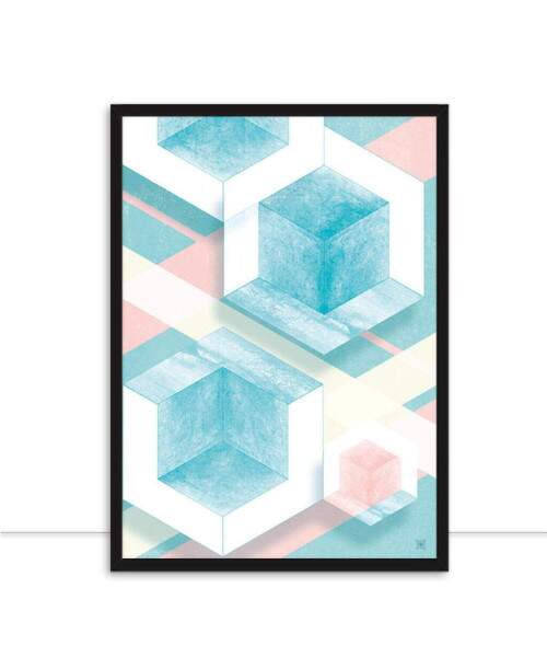 Quadro Diamond Color Clean I por Joel Santos