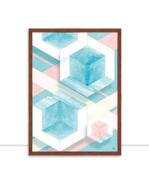 Quadro Diamond Color Clean I por Joel Santos